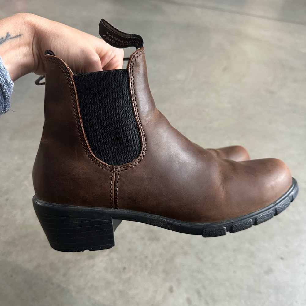 Brown Leather Ankle Boots